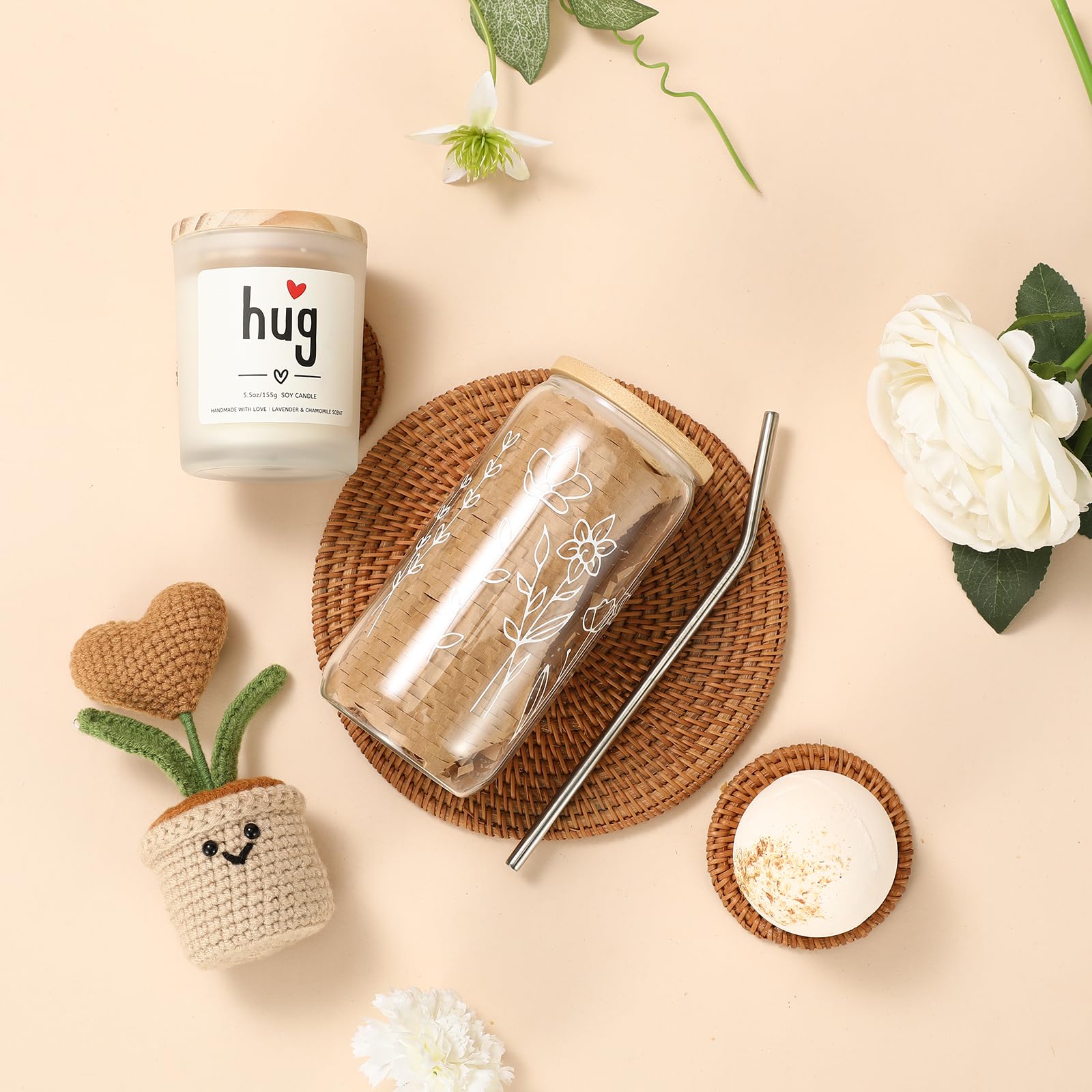 Amazon.com: isolune Get Well Gifts Basket for Women - Hugs