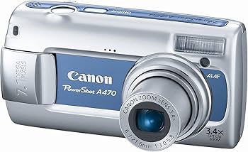 Canon PowerShot A470 コンパクトデジタルカメラ Amazon.com : Canon PowerShot A470 7.1 MP Digital Camera with