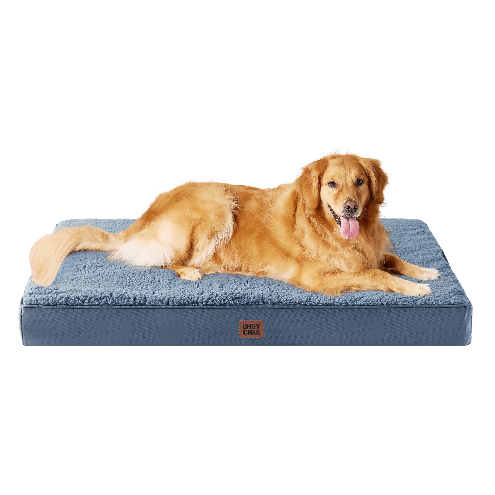 EHEYCIGA Orthopedic Dog Bed Extra Large with Removable Washable Cover, 47IN