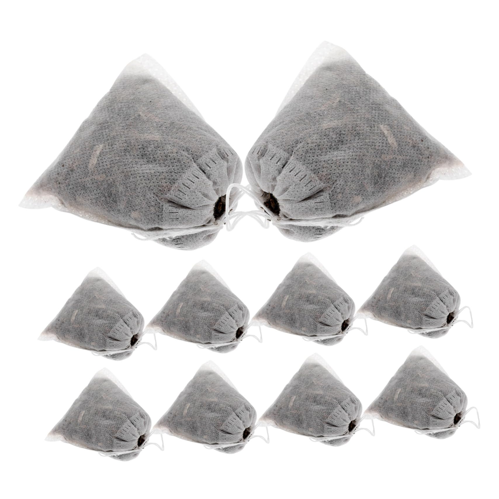 FRCOLOR 5 Ensembles Sachet D'Absinthe Sachets De Thé Parfumés avec Cordon De Serrage Sachet Parfumé Squelette D'Épices Sachets De en Sisal pour 10 pièces * 5