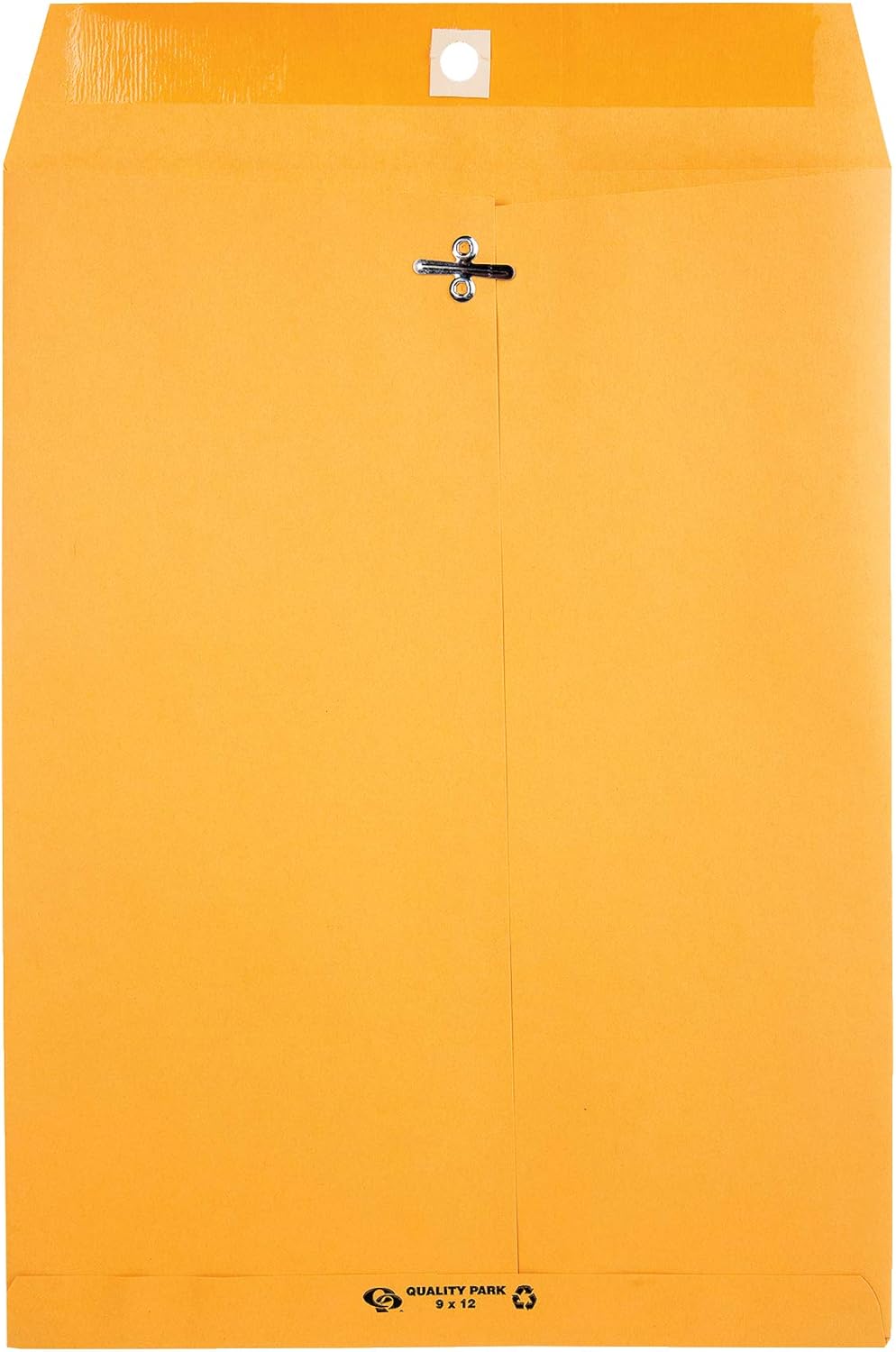 Quality Park 10 x 13 Clasp Envelopes, Clasp and Gummed Closures for Storing or Mailing, 28 lb Kraft Paper, 100 per Box (QUA38197) : Office Products