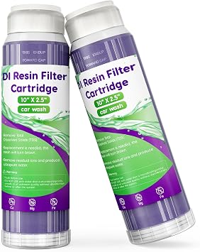 Mixed Bed DI Resin Filter Cartridge, 10x 2.5 DI Cartridge