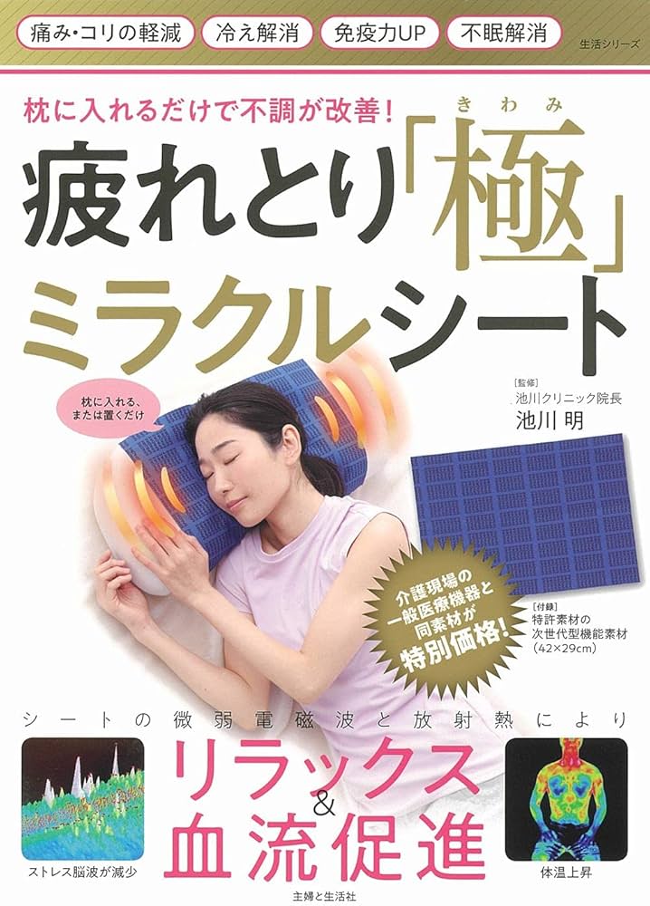 枕に入れるだけで不調が改善! 疲れとり「極」ミラクルシート (生活