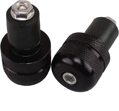 E-Bro 2PCS 78" motocicleta aluminio Grips mango barra extremo enchufe