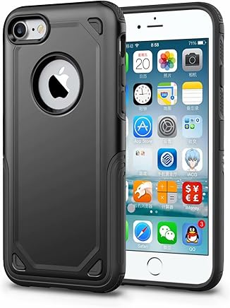 4-Danier Funda iPhone 8, con Air Cushion Hybrid Armor Drop Protection para iPhone 8