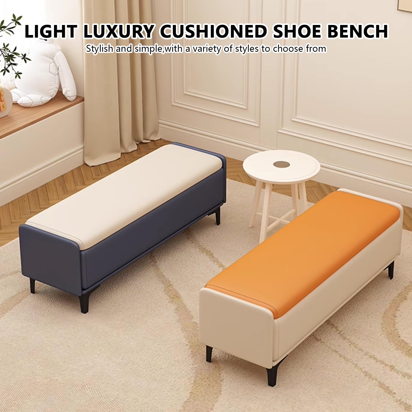 Modern Wohnzimmer gepolstert schuhbank,Eingangsbereich schuhbank mit sitzfläche stauraum,Ende des Bettes Lagerung sitzbank,Schlafzimmer sitzbank mit stauraum,flur sitztruhe sitzbank mit schuhregal.