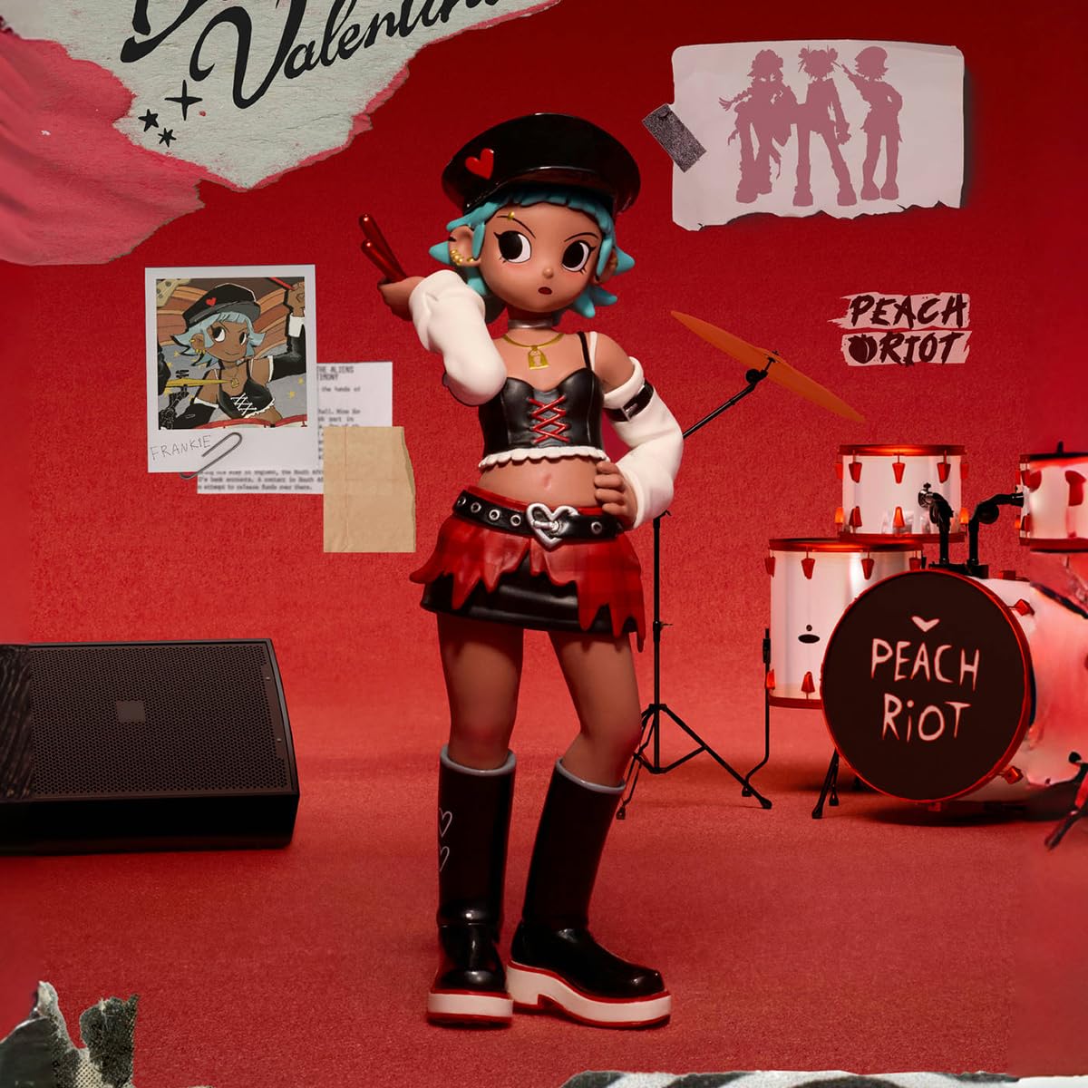 Amazon | POP MART Peach Riot Bloody Valentine | フィギュア・ドール