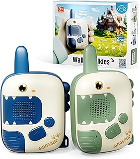 Walkie Talkie Kids - Toys for 2 3 4 5 6 Year Old Boys Girls Dinosaur Toys for Boys Gifts for 5 6 7 8 Year Olds Kids Toys Age 4-7 Walkie Talkie Outdoor Toys Camping Birthday Xmas Easter