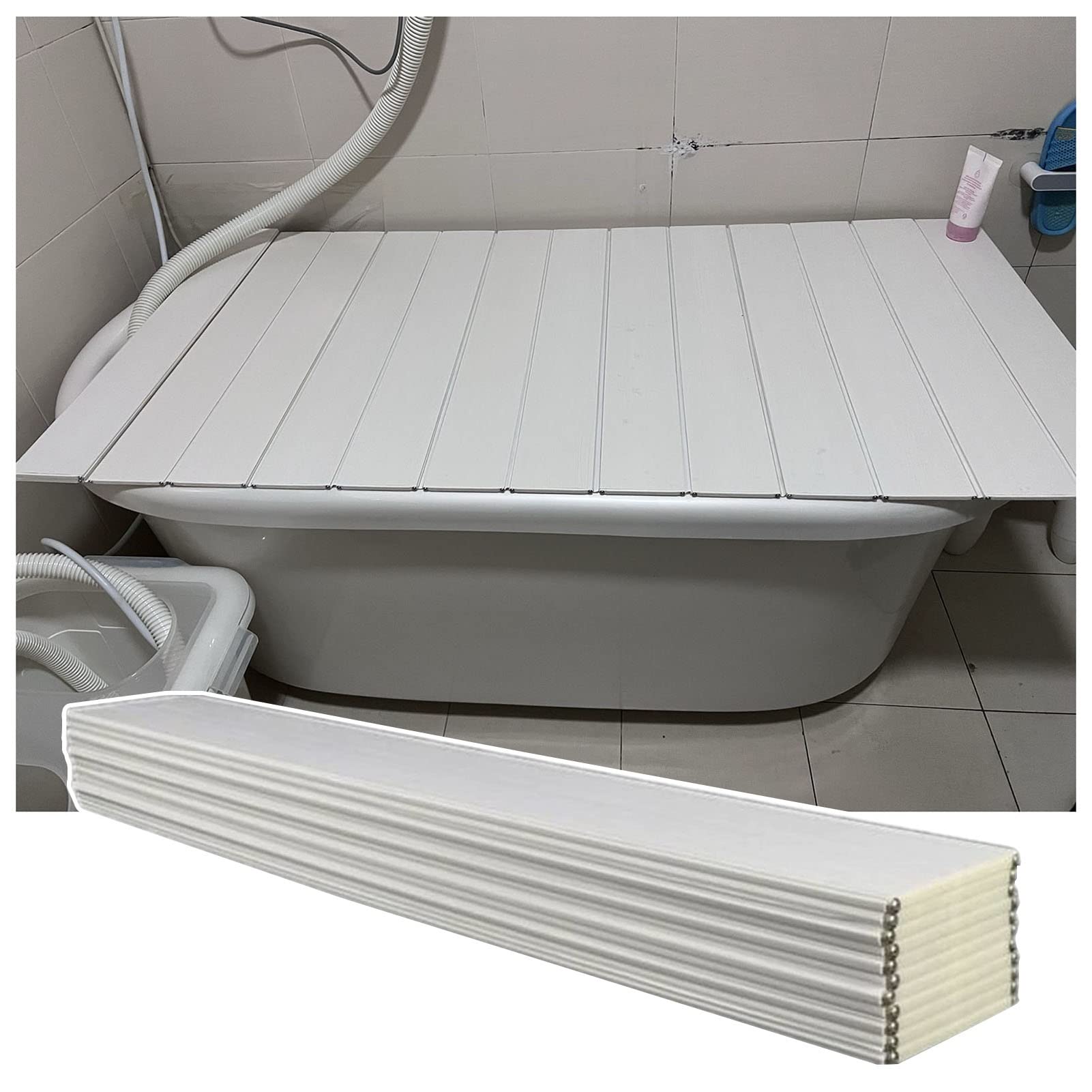 Pont de baignoire avec couvercle d'isolation thermique anti-poussière