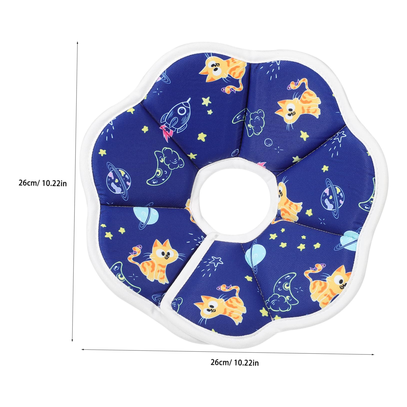 INOOMP 5stücke Kitten Cone Alternative Faltbarer Wasserdichter Cat Collar Für Katzen Und Kätzchen Schützt Vor Lecken Und Wunden Nach Operationen Und Verletzungen