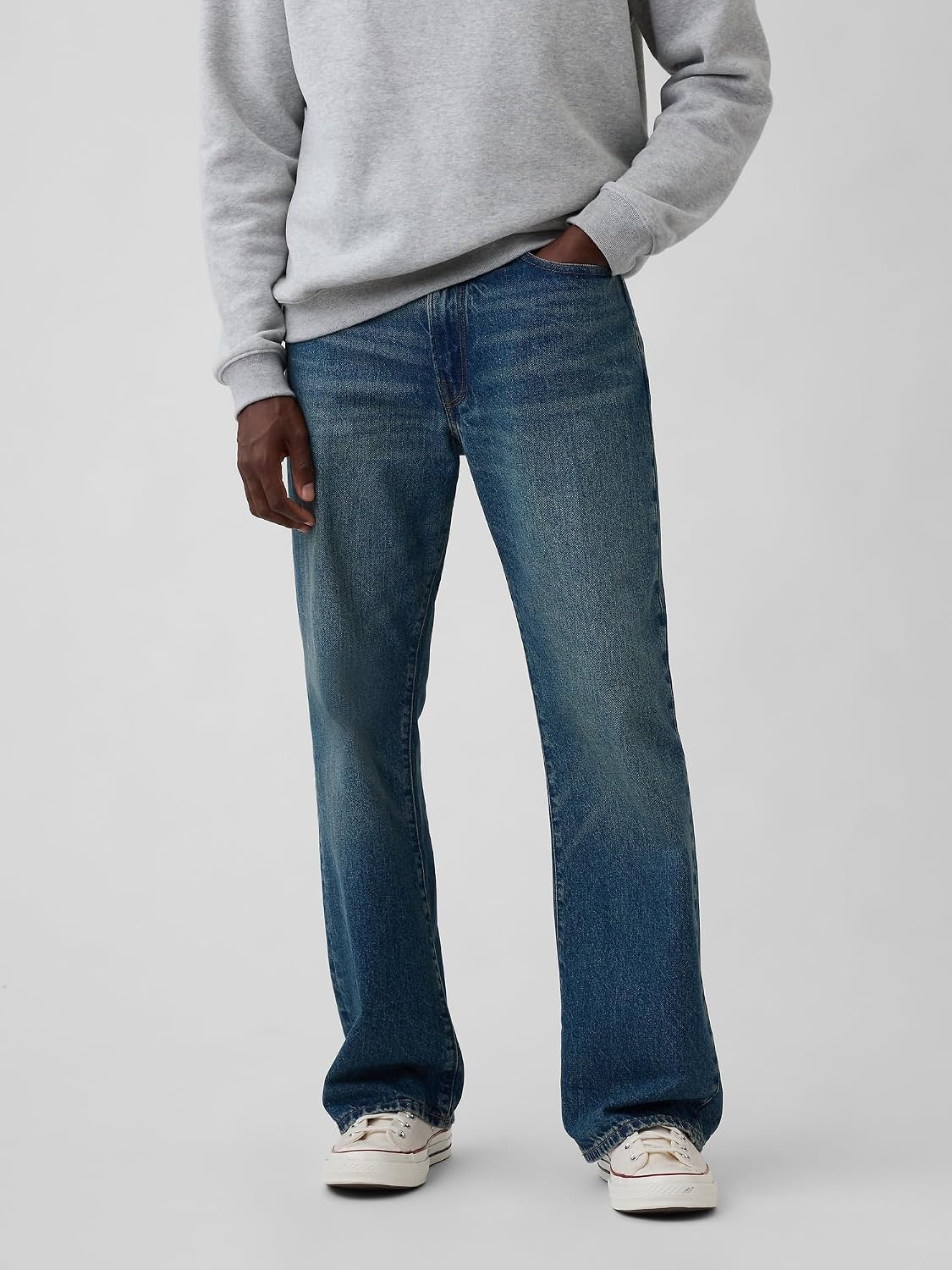 Gap Mens Relaxed Bootcut Denim Jean