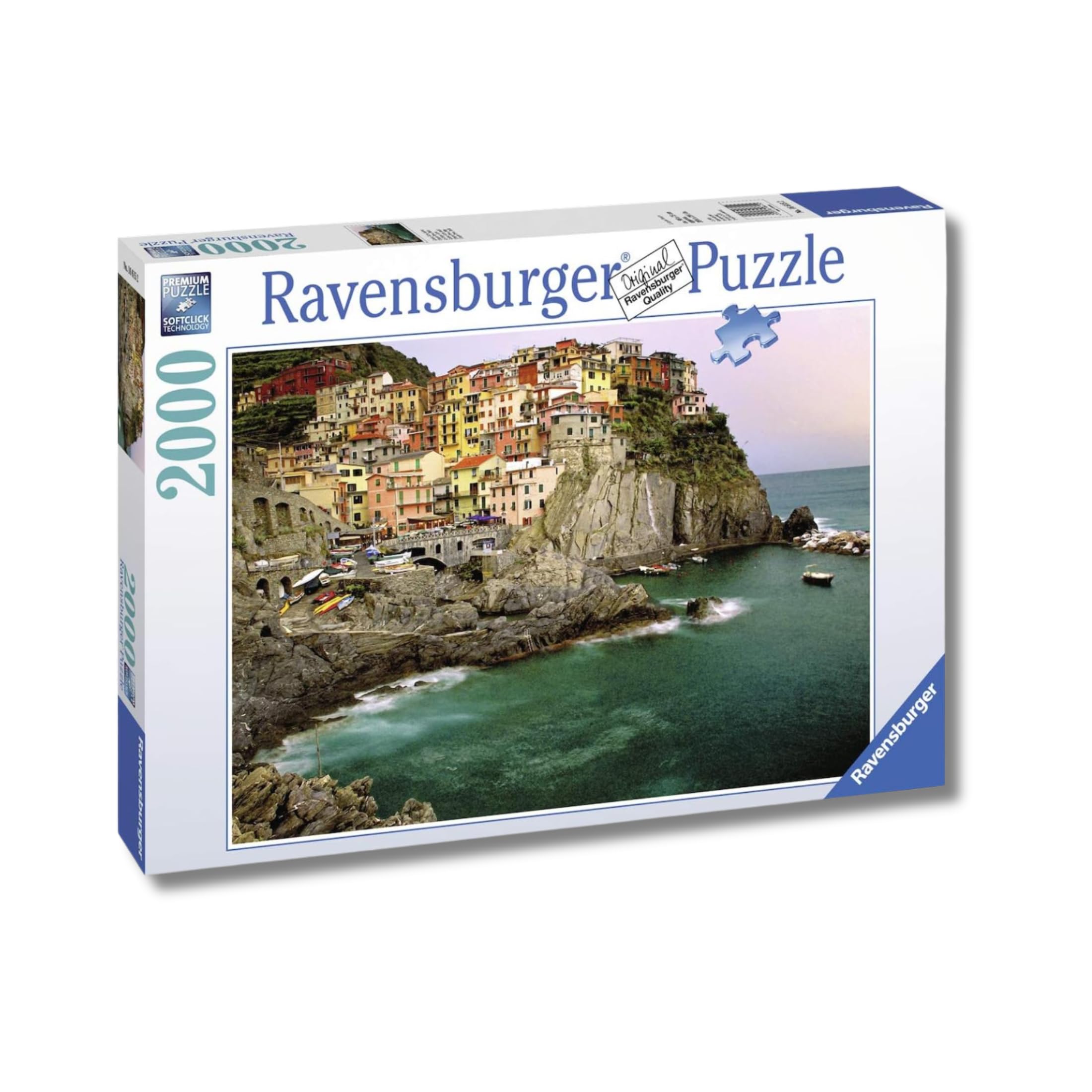 Ravensburger - Puzzle 2000 Pezzi Cinque Terre | Puzzle 2000 Pezzi | Rompicapo Adulti E Bambini dai 14 Anni in su | Regalo per Bambini E Adulti | Misure 98x75cm