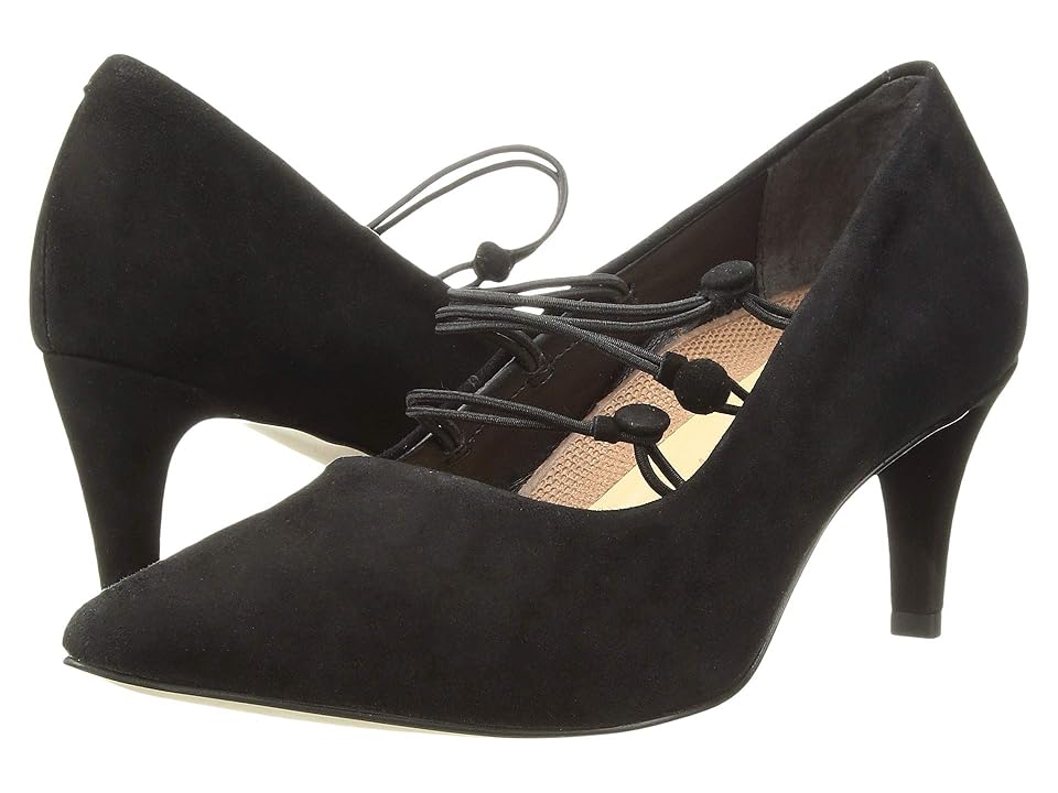 

Walking Cradles Statement (Black Suede) High Heels