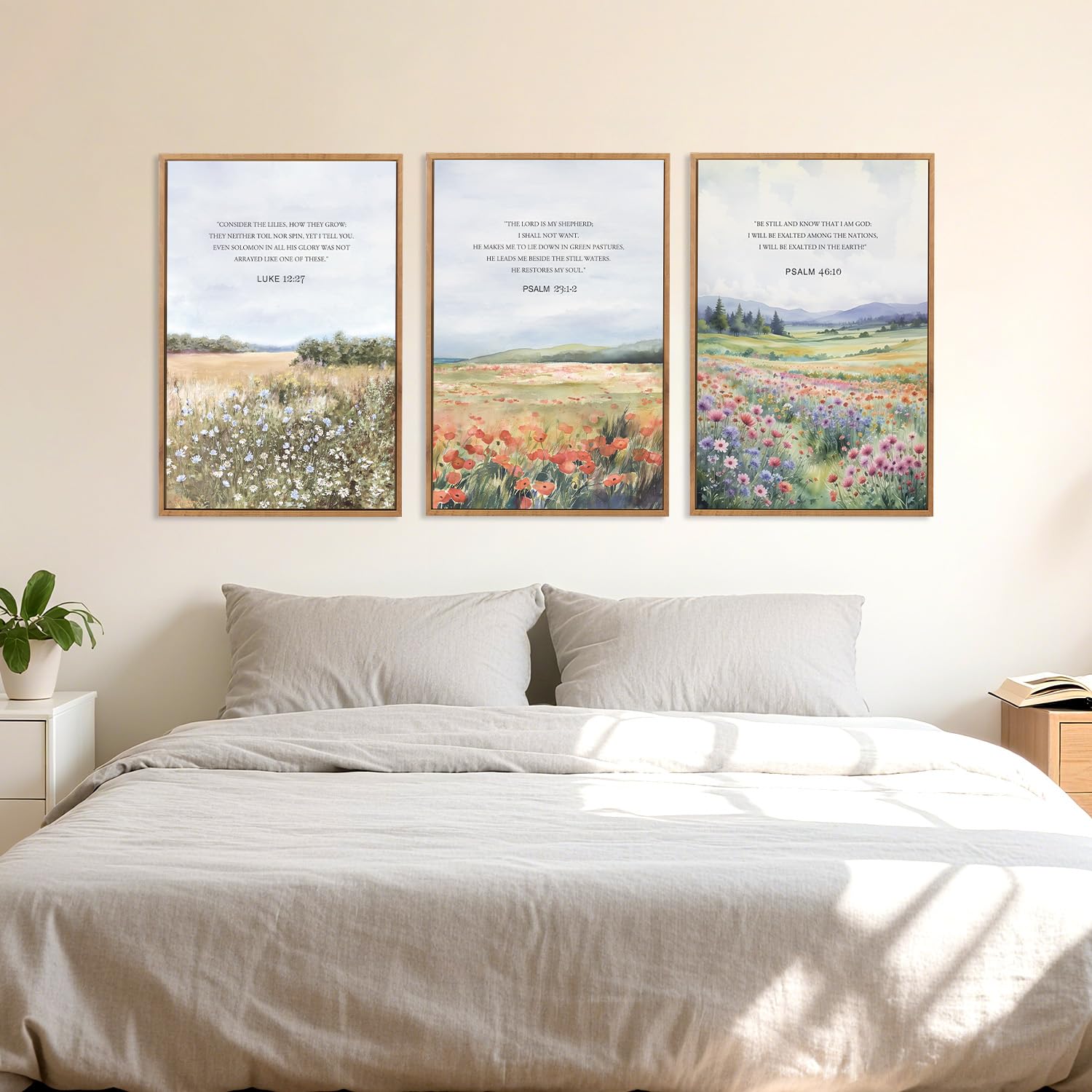 CHDITB Mountain Frame Canvas Wall Art, Nature themed office Wall Decor, country Scenic Art Spiritual Wall Painting, Vintage national park Mountains forest Art Prints for Living Room, Bedroom 16"x24"x3 — view 31