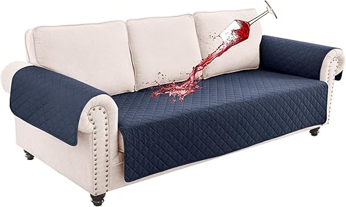 Funda impermeable para sofá de 1 pieza, para sofá de 3 cojines, reversible, protector duradero de muebles para mascotas, perros y gatos (sofá de 3