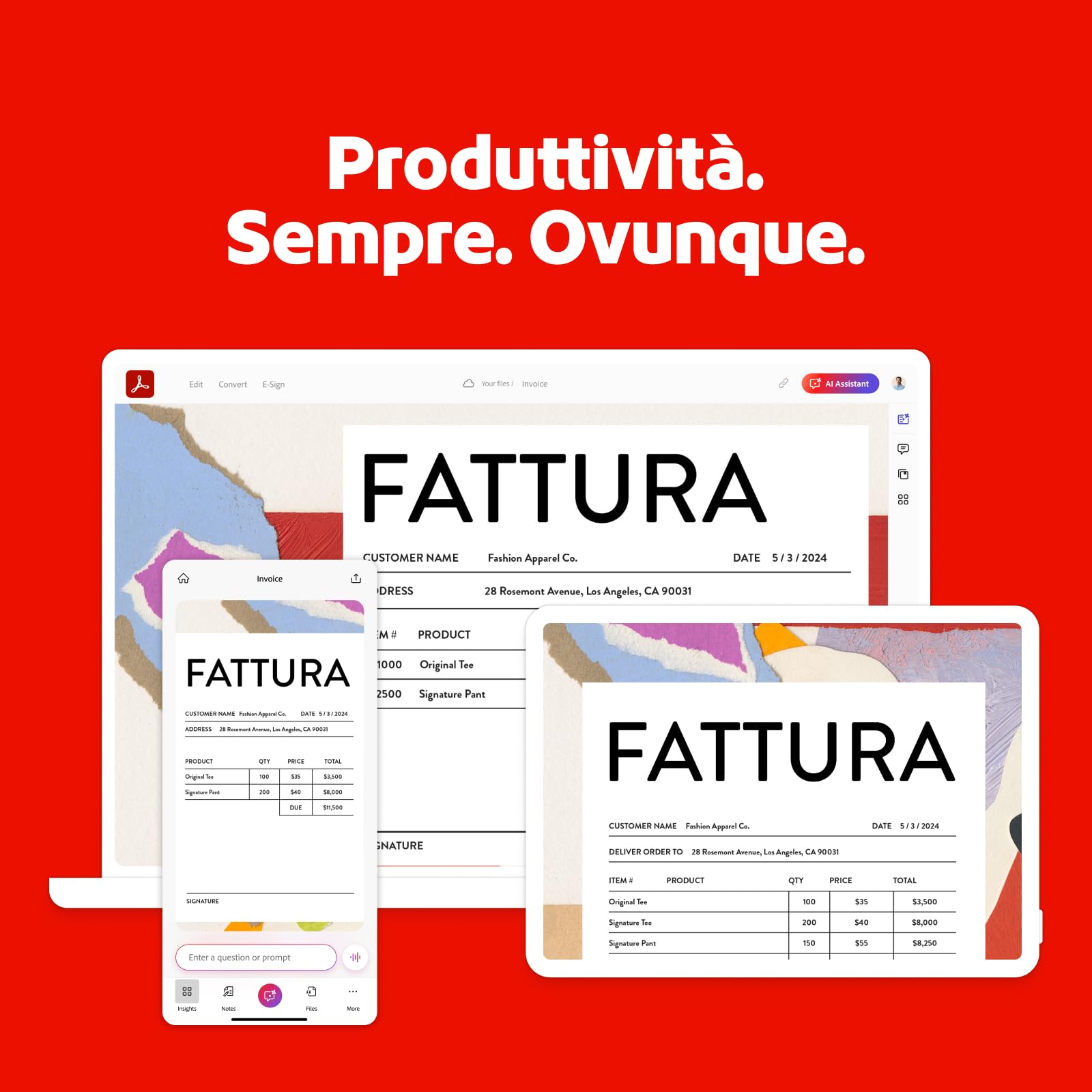 Adobe Acrobat Studio | Abbonamento 12 mesi | Assistente IA, PDF Spaces e Adobe Express Premium | Modifica, converti e firma PDF | PC/Mac/Web | Codice di download