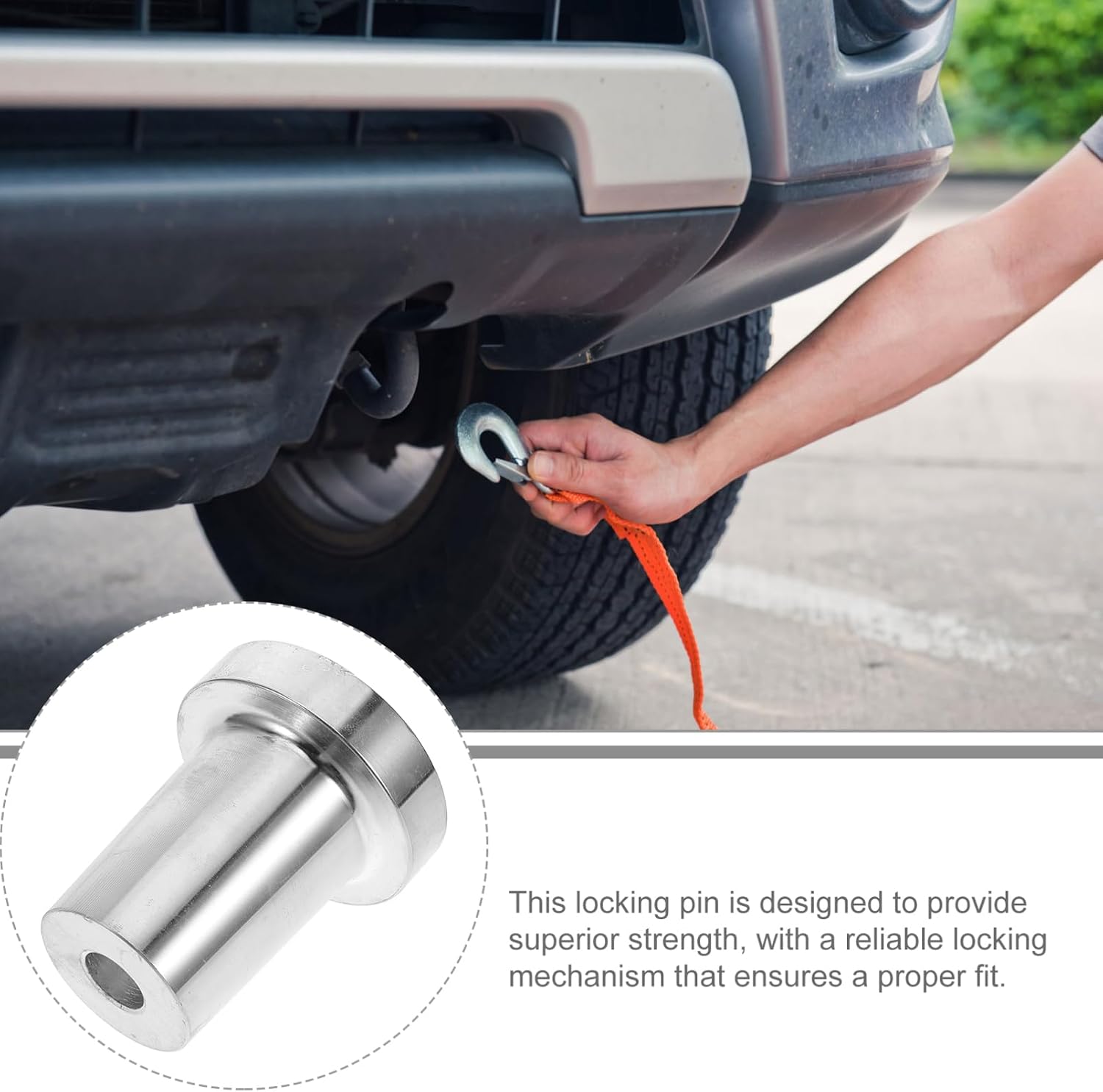 Semi Truck Tandem Slide Stopper Trailer Axle Pin Heavy Duty Slide Stopper Locking Pin for Trailers Camper RVs