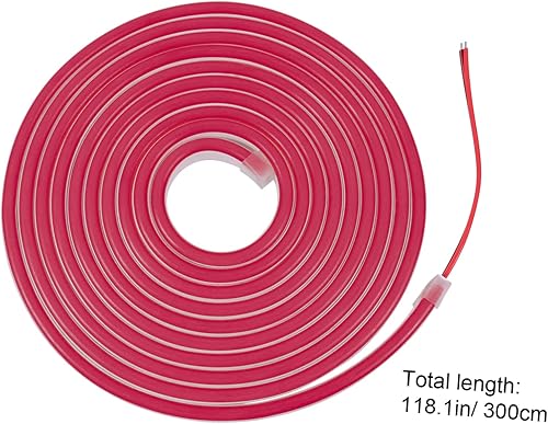 Miniatura 3 de Uonlytech 3 juegos de tira de neón para decoración de puerta, decoración rosa, tiras de luz LED, cuerda de silicona, luz de tubo de neón, luz
