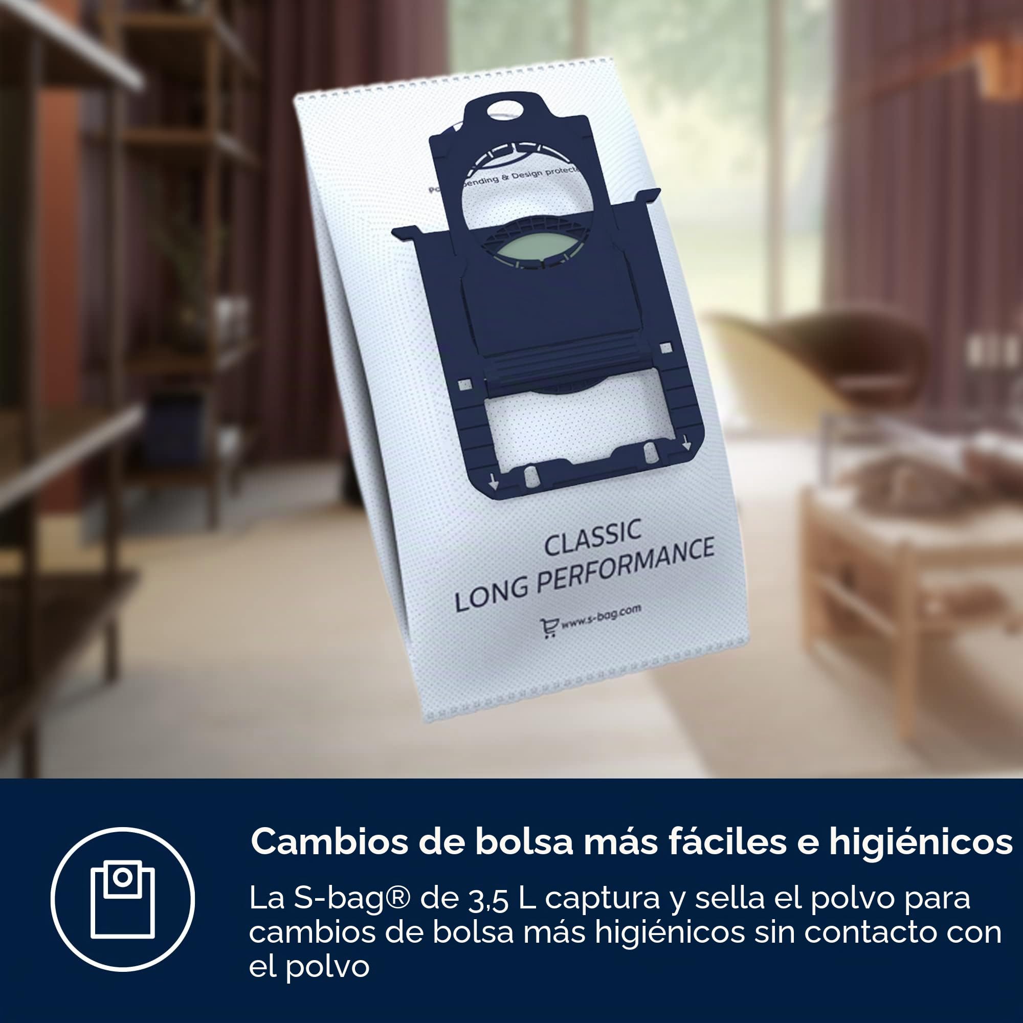 Electrolux PD82-4ST Aspirador con bolsa, potencia máx. 600 W, sistema de aspiración AeroPro, 2 cepillos, accesorio 3 en 1