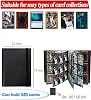 Card Folder Holder Compatible with Pokemon Cards, Album with Sleeves, Book Best Protection Trading Cards - 9 Pockets - 540 Cards (Black)