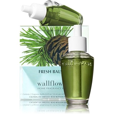 Amazon Com Bath Body Works Fresh Balsam Wallflower Refill Signature Collection 2 Bulbs Beauty
