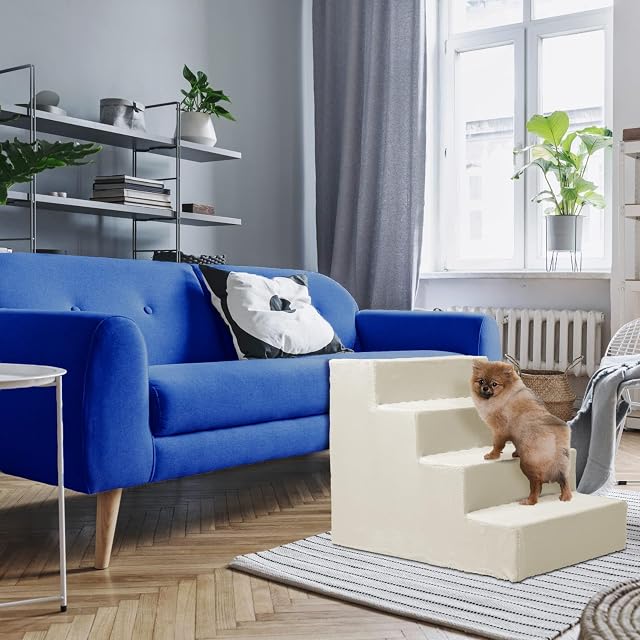 Foto 2 de 5 de MG Design Escalera para Mascotas de Blanco - 4 peldaños