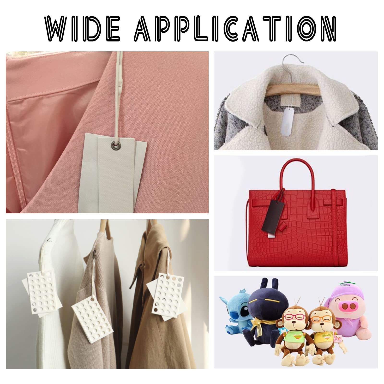 Amazon | PH PandaHall タグ紐 業務用 洋服用 タグファスナー つづり