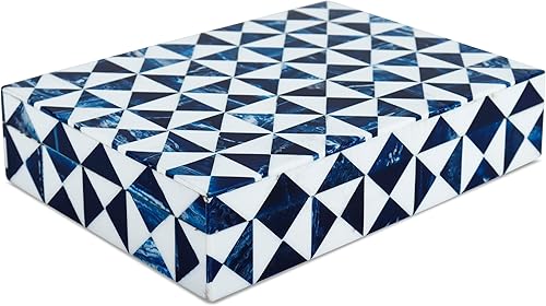 Miniatura 96 de Handicrafts Home Colección Marquet Array - Joyero decorativo hecho a mano para recuerdos, baratijas y decoración del hogar, caja para almacenamiento