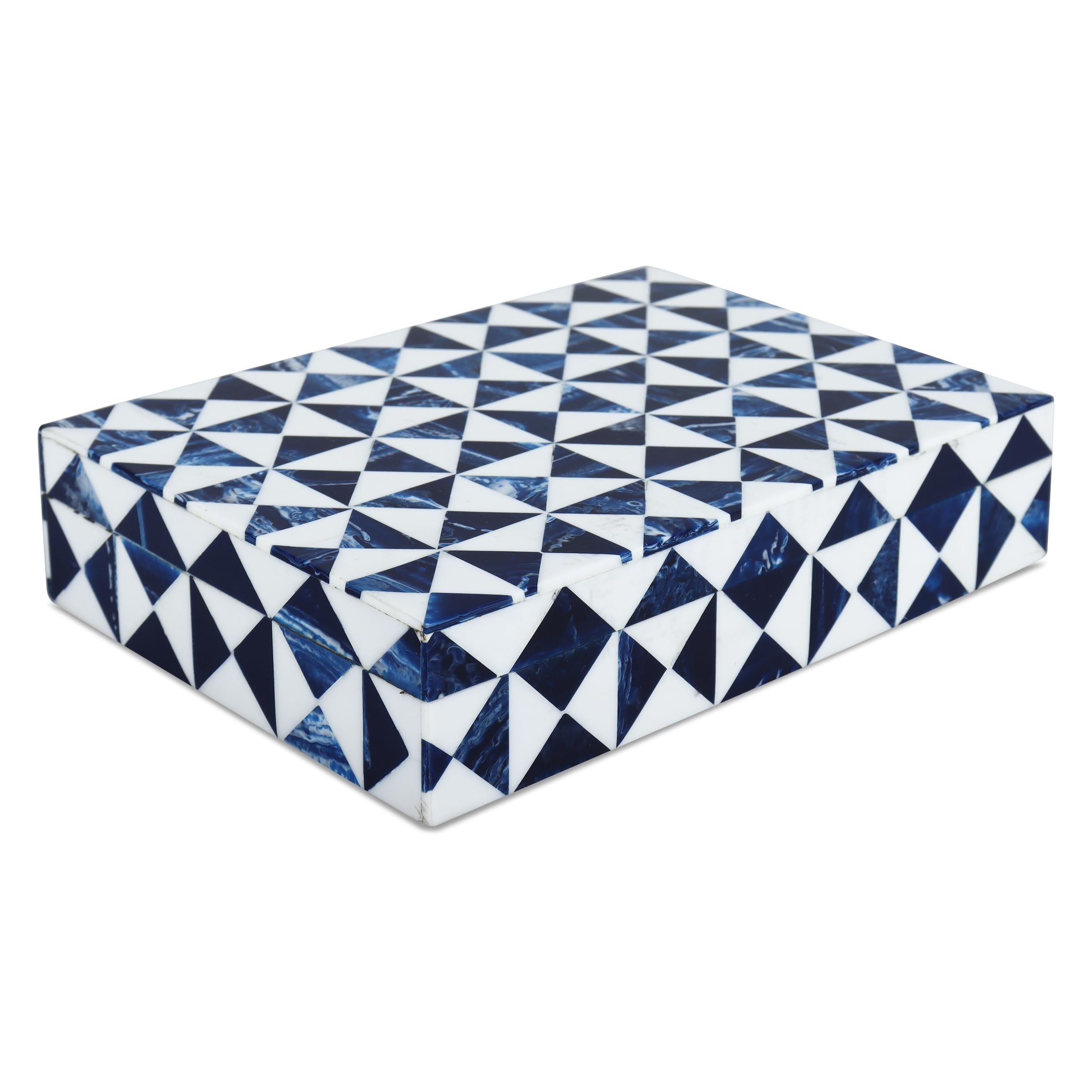 Boîte de rangement avec couvercle pour cacher le désordre des clés et bijoux