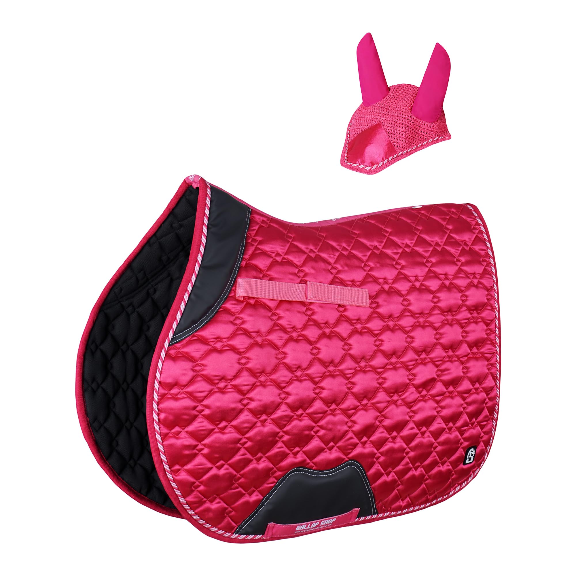 General Saddle Pad Diamond Cut / Horse Pad / Horse Saddle Pad (Hot Pink, Cob/Pony)