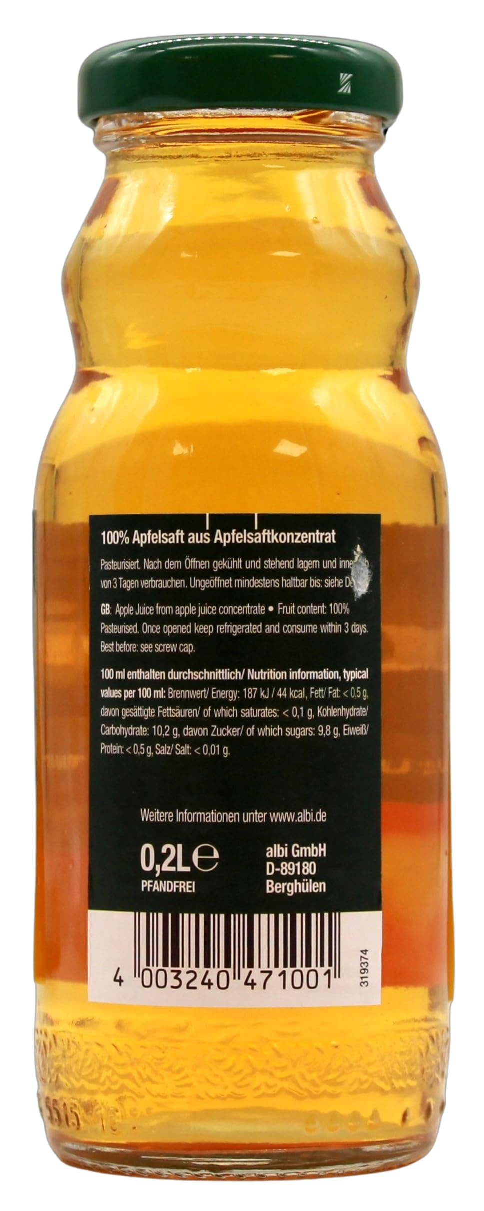 albi Apfelsaft, 24 x 0.2 l EINWEG