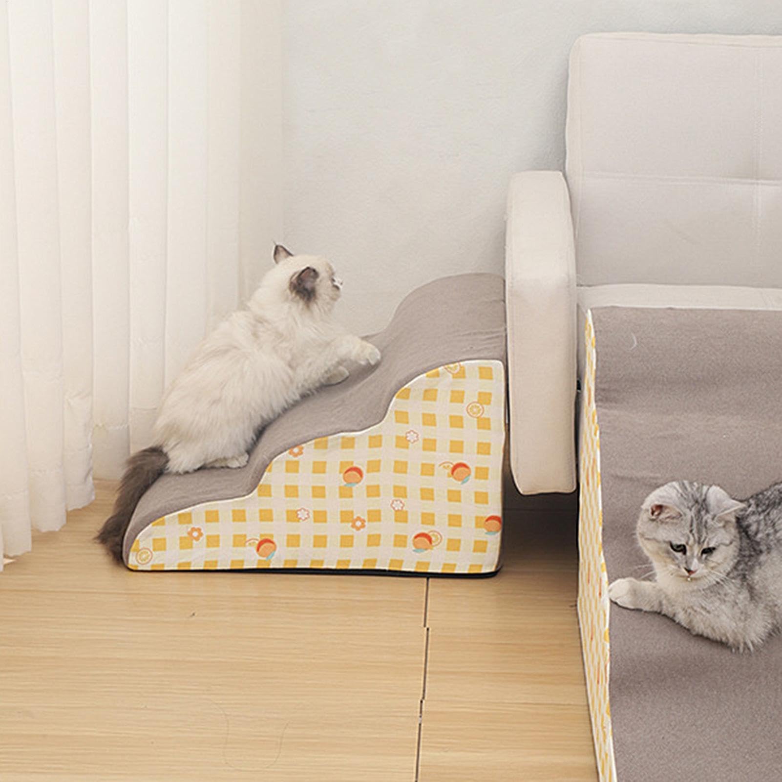 per cani di animali domestici – Livelli di schiuma, per cani alti e animali domestici, per gatti, gattini, cuccioli, comoda per arrampicarsi