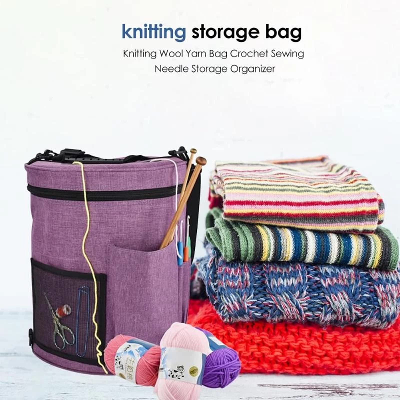 Yarn Boss Storage Bag - Travel Organizer For Knitting & Crochet Projects