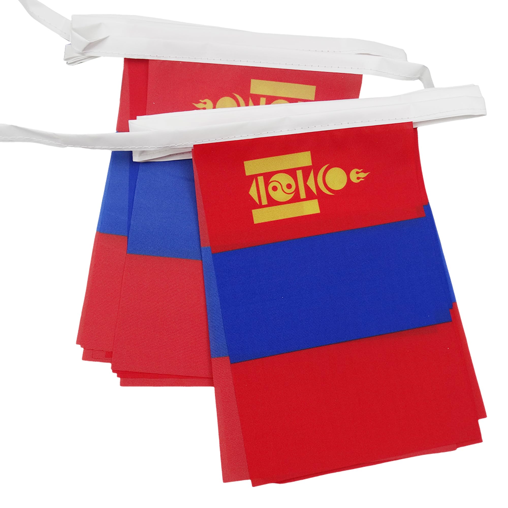 AZ FLAG Guirnalda 6 Metros, 20 Banderas de Ecuador 21x15 cm, Bandera Ecuatoriana 15 x 21 cm - Banderines — view 118