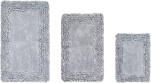 Miniatura 11 de Better Trends Alfombras en forma de corazón de 30 pulgadas, 100% algodón, suave, antideslizante, lavables, absorbentes de agua, para la entrada