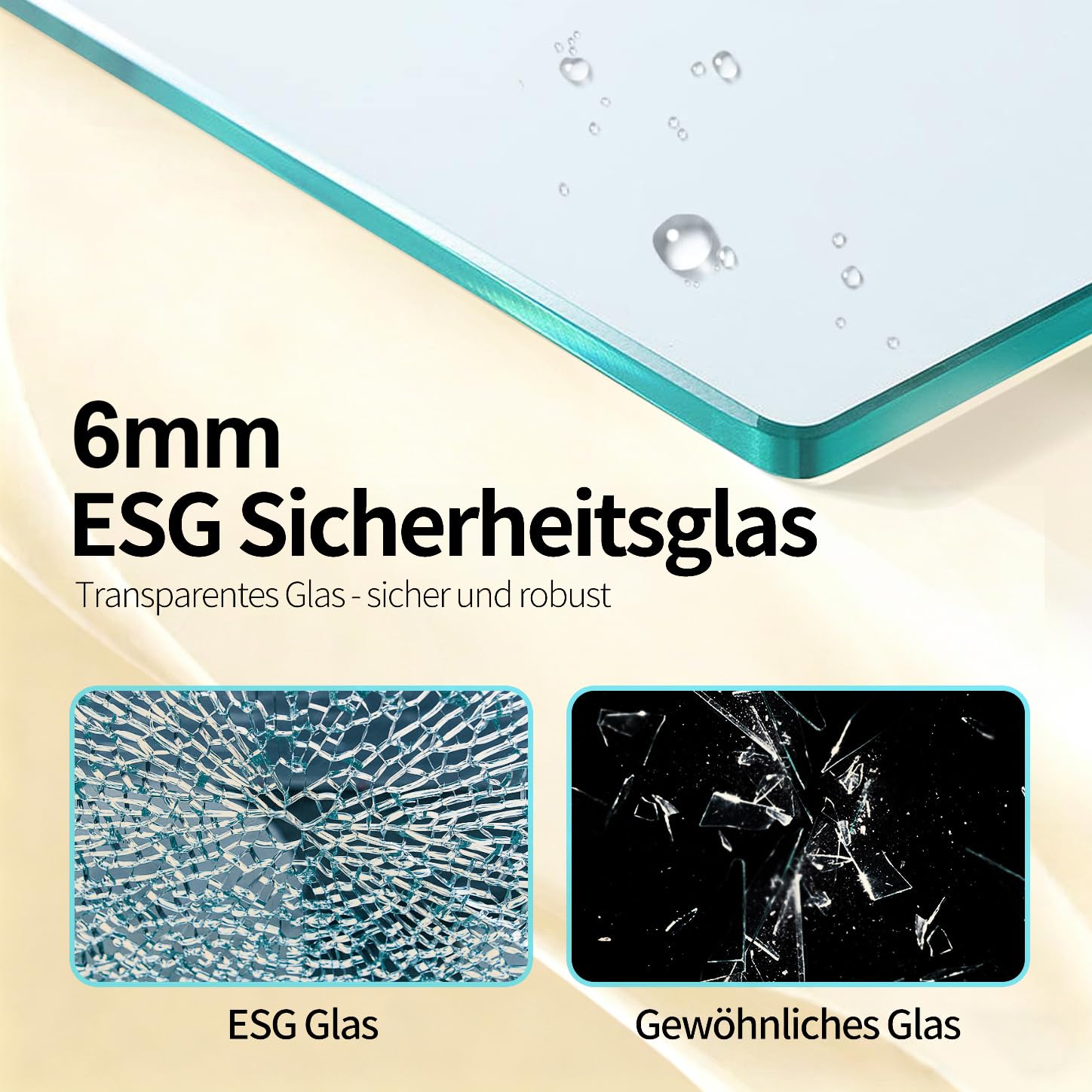 Duschtür 90x195 cm Nischentür Duschabtrennung Falttür Schwingtür 180° Dusche Duschwand Glas Duschtrennwand Nischenduschtür – 6 mm ESG-Glas