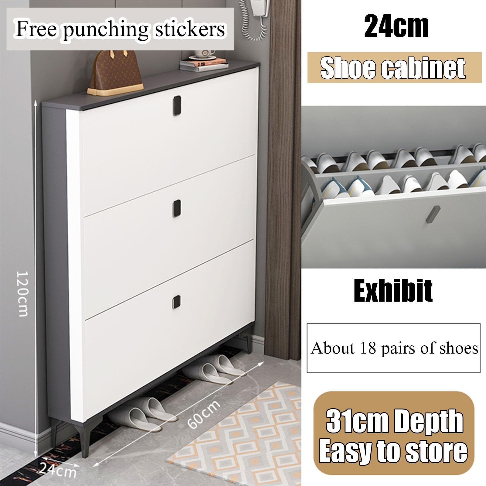 Expandierbares Schuhregal Aus Metall - Platzsparend Für 6-12 Paar Schuhe, Verstellbar 50-90 Cm