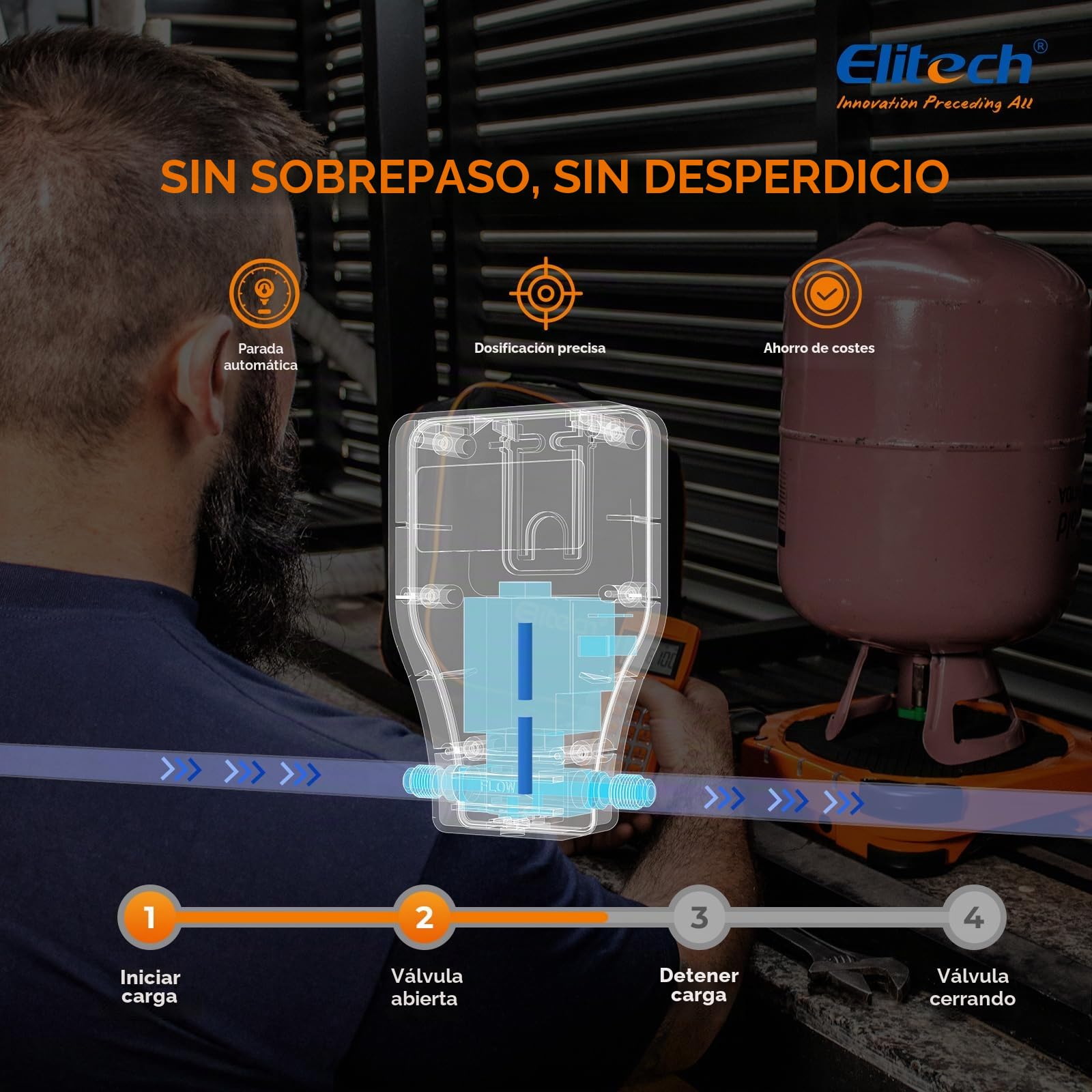 Elitech 150KG Báscula Refrigerante HVAC LMC-310A,Báscula para Aire Acondicionado R134a R410a Bluetooth Y Wi-Fi,Digital Refrigerant Scale Programable De Alta Precisión Función De Apagado Automático