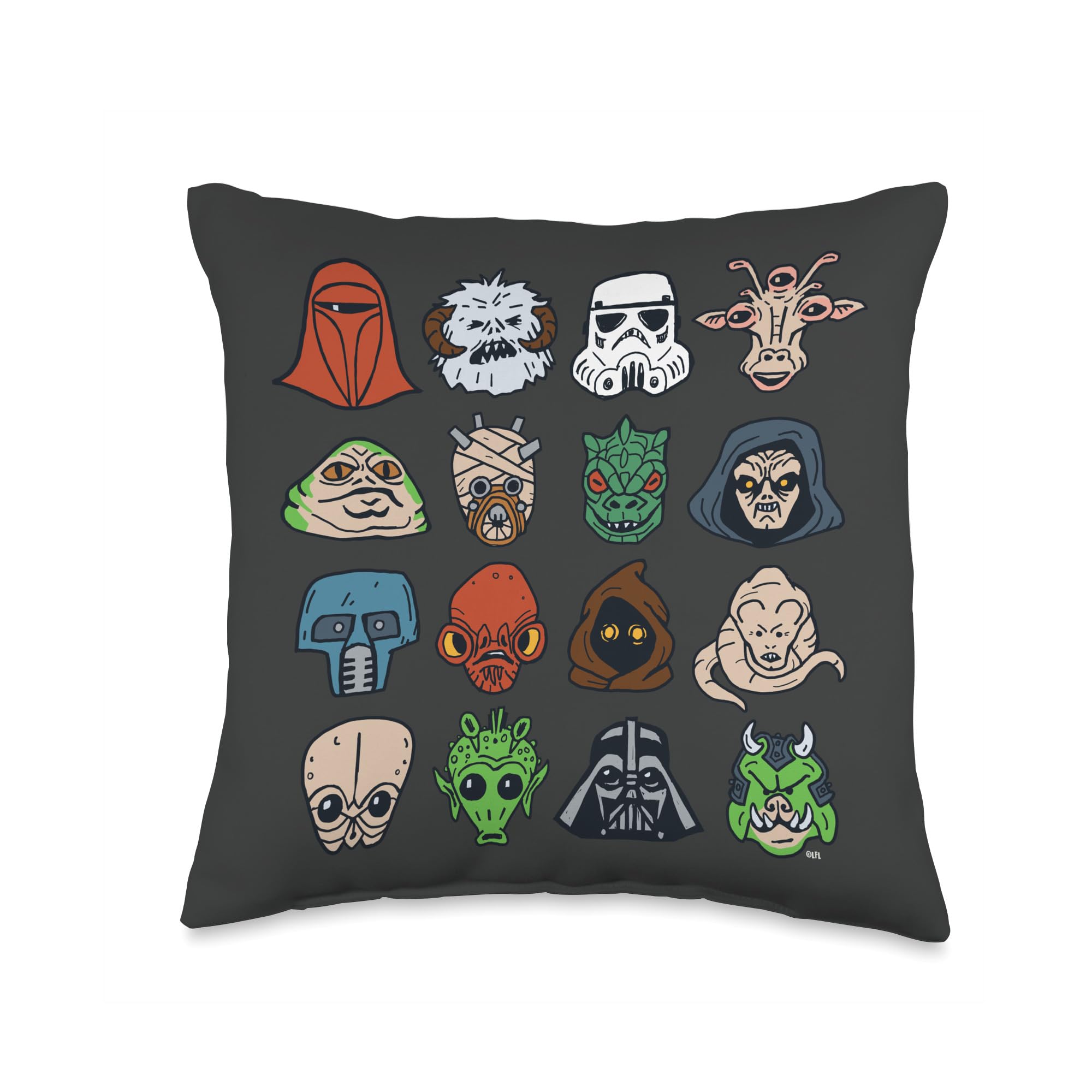Coussin Halloween Star Wars déco salon pour des soirées cinéma terrifiantes en famille