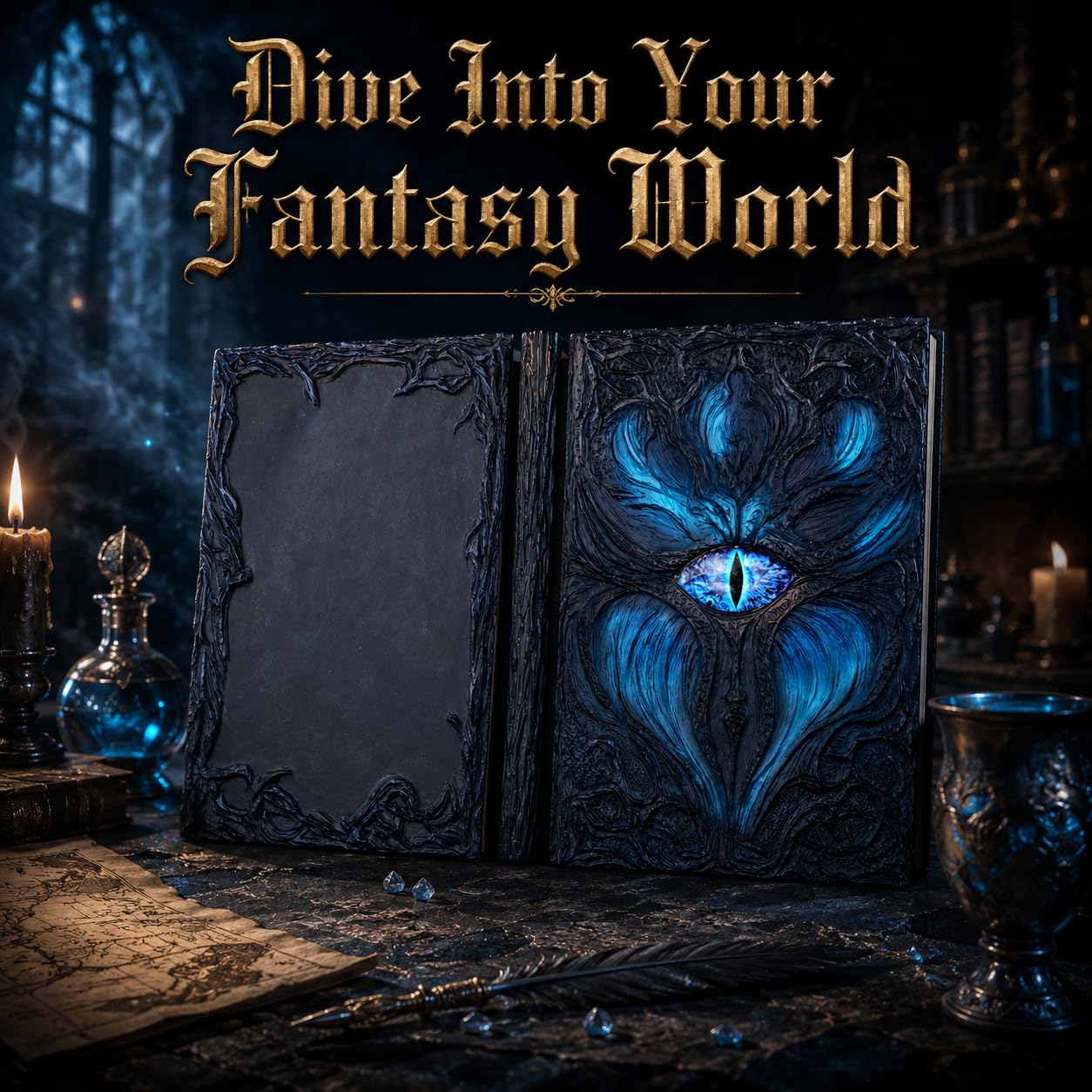 Diario en relieve de ojo de dragón en 3D, cuaderno de grabado de resina, bloc de notas de viaje de tapa dura para campañas de DND, escritura, cuaderno de bocetos, colección, regalo, decoración