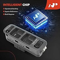 Vista 6 de A-Premium Interruptor de elevalunas eléctrico principal compatible con Suzuki Grand Vitara 1999-2002, Vitara 1999-2003, XL-7 2005-2006, lado