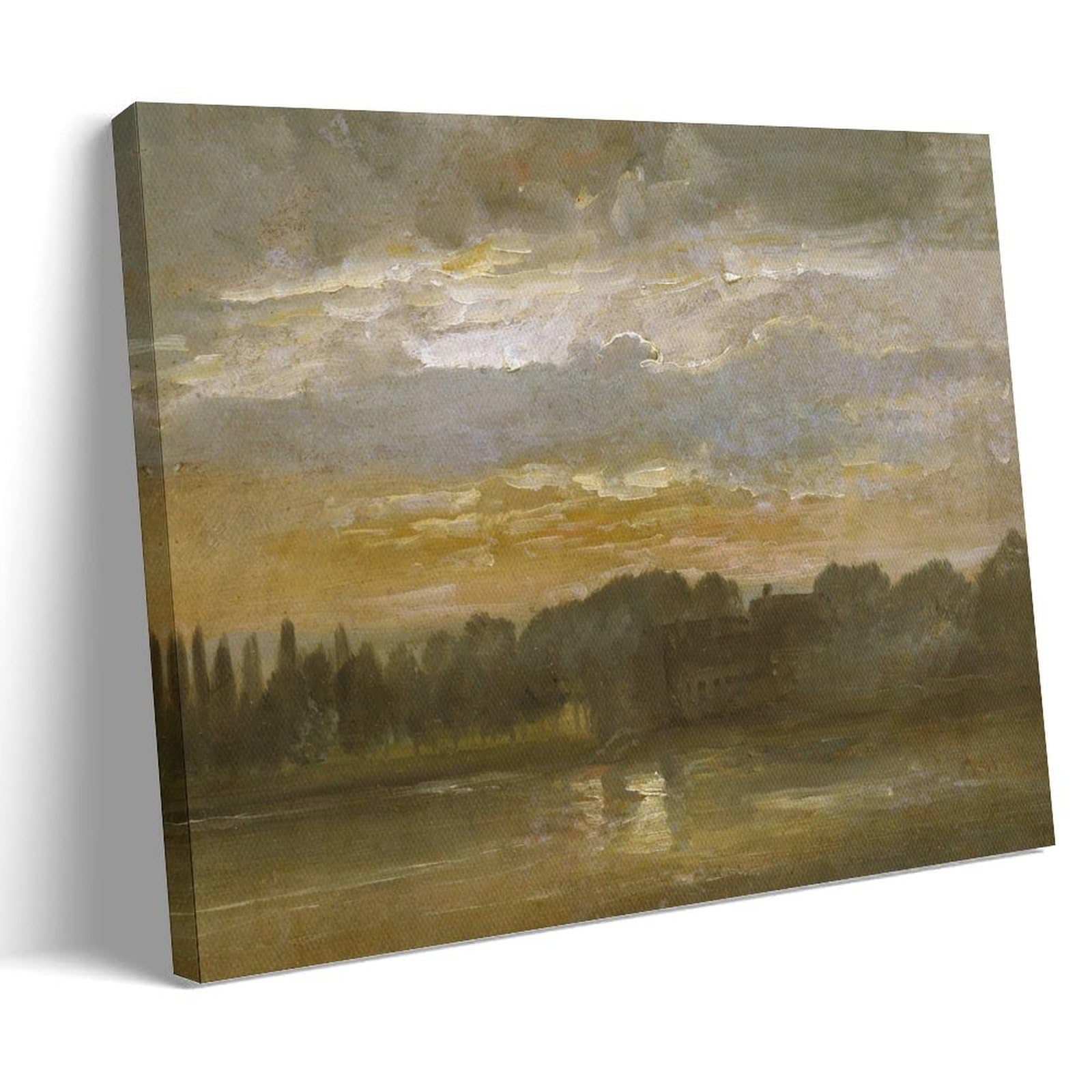 Impression murale J.C. Dahl peinture romantique salon chic - 8