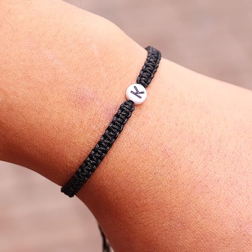 Miniatura 6 de Couple Bracelets Initial Bracelets Personalized Matching Bracelets for Boyfriend Girlfriend Adjustable Bracelet for Best Friends Bracelet Friendship