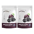 Nutraj California Prunes Pitted (Seedless) 400 Gram (200 G X 2) Pouch|Plums|Aalobukhaara|Mixed Dry Fruits|Nuts|Grocery I