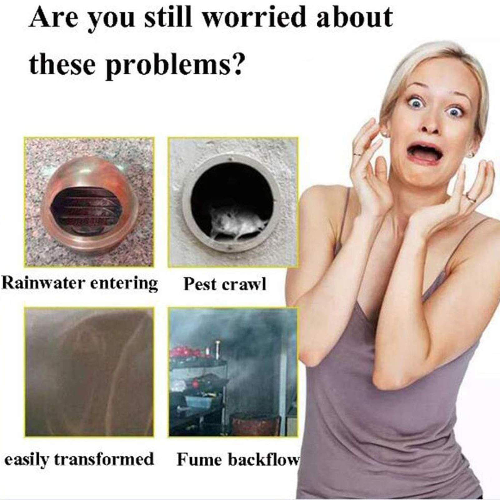 PrimeMatik - Sombrero Extractor De Humos Galvanizado Giratorio Para Tubo De 160 Mm De Diámetro