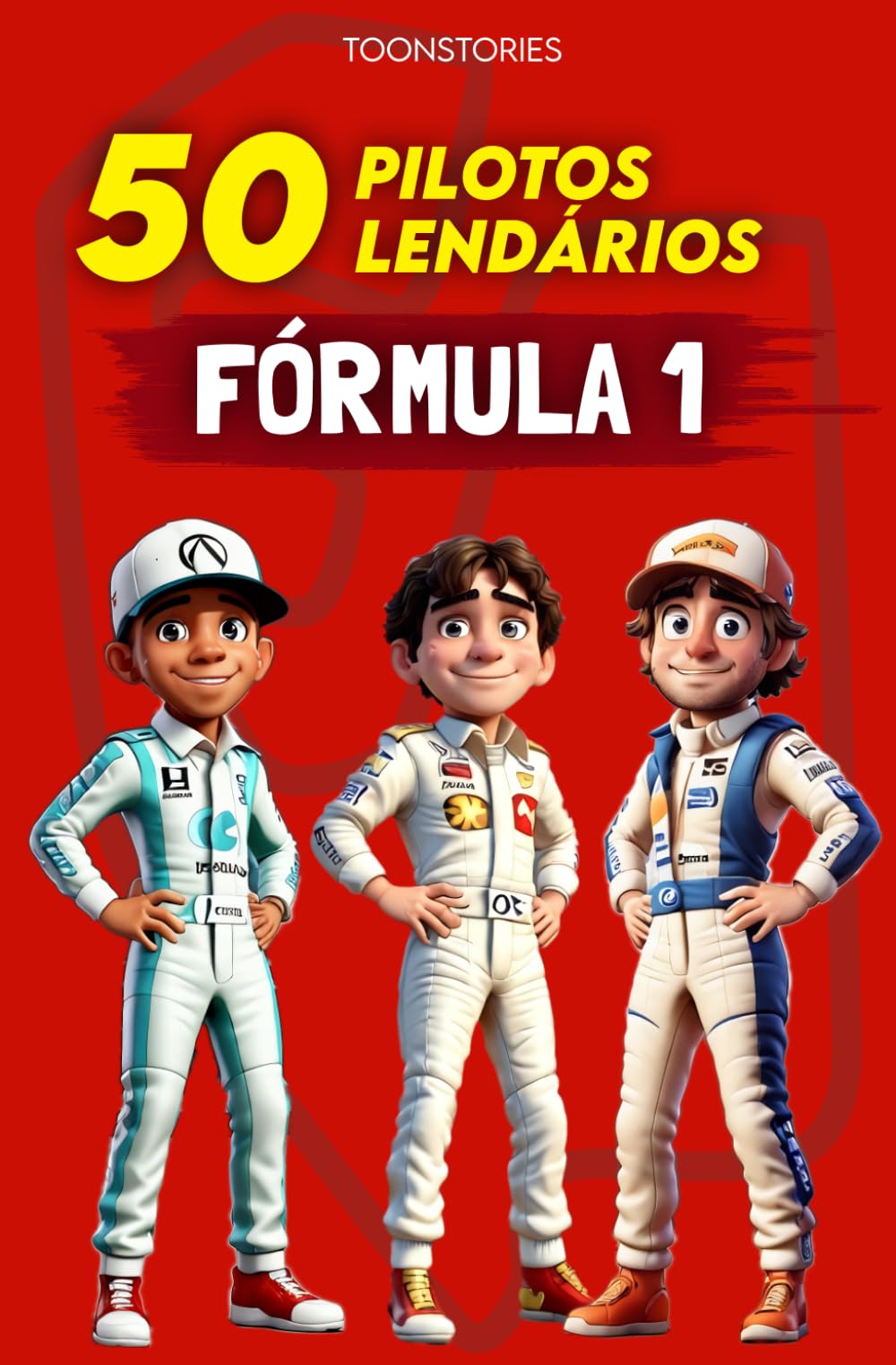 Les 50 Légendaires de la F1: 50 Pilotes de légendes - Illustré en couleur - ToonStories