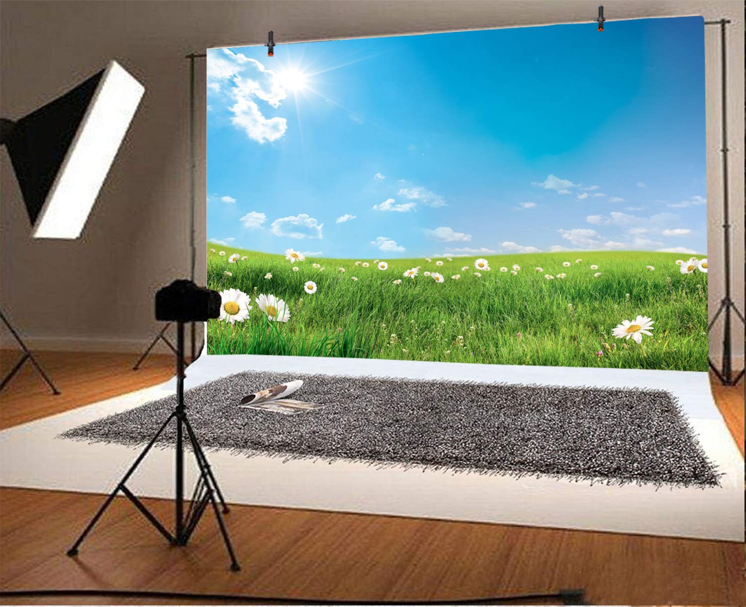 YongFoto Sfondo Fotografico In Vinile 1,8x2,5m | Serra Giardino Interno Con Fiori | Fondale Per Studio Bambini, Scene Botaniche, Festa Compleanno
