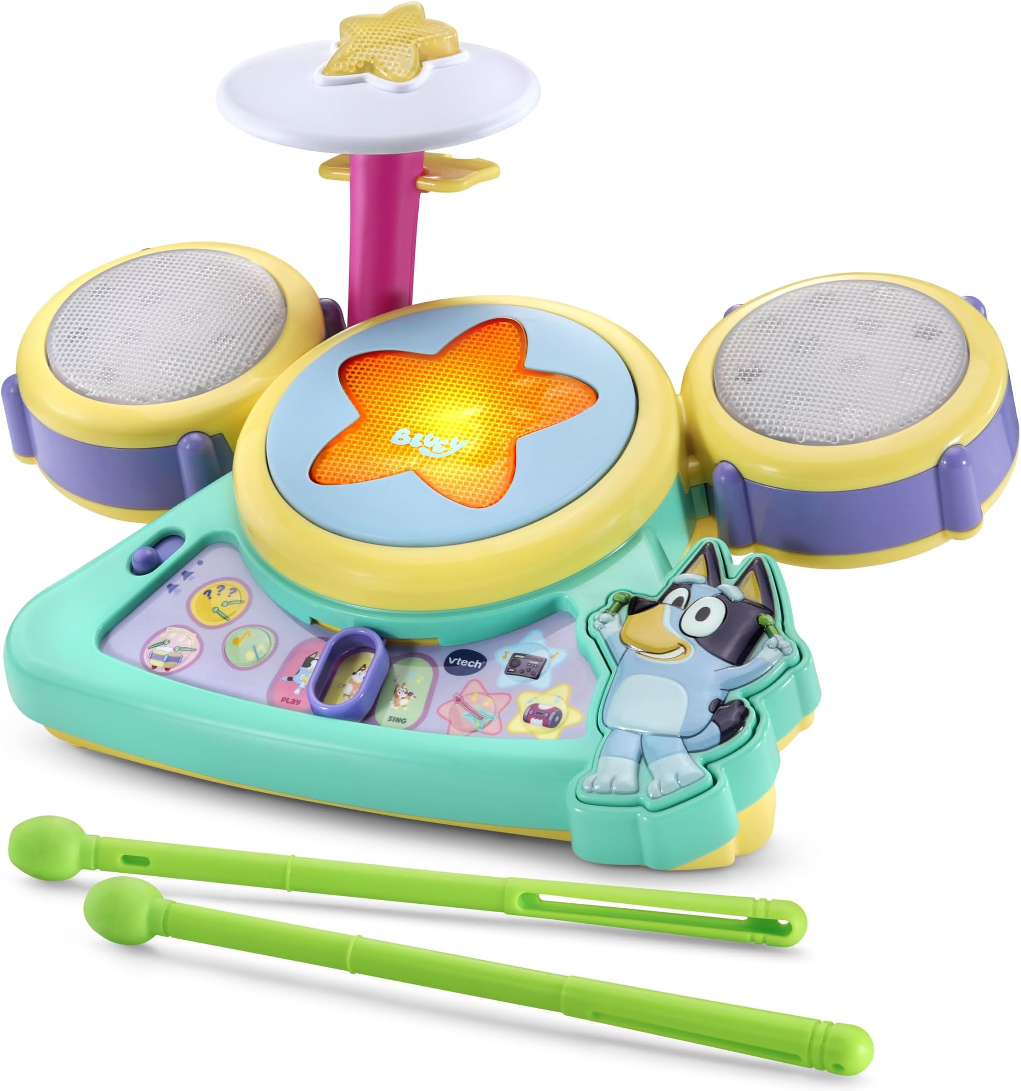 Bluey Hooray Drum Set