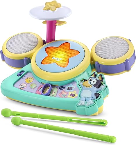 VTech Juego de batería Bluey Hooray