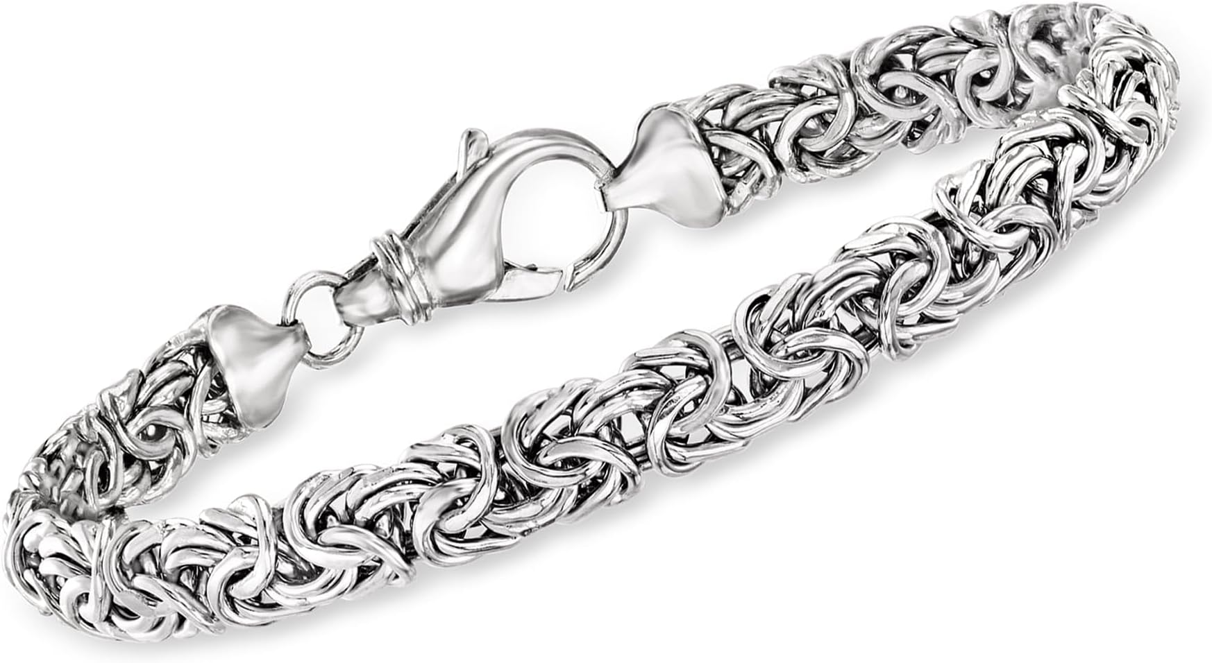 Sterling Silver Small Byzantine Bracelet